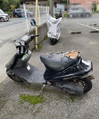 放置バイクの外観写真 左側