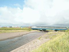 北海道での廃車引取りを担当する事業所付近の風景