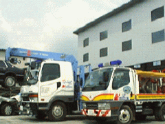 宮崎県での廃車引取りを担当する会社外観